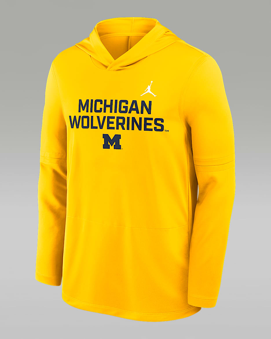【Nike】Michigan Wolverines Sideline Coach Michigan Wolverines Sideline Coach Men's Jordan Dri-FIT